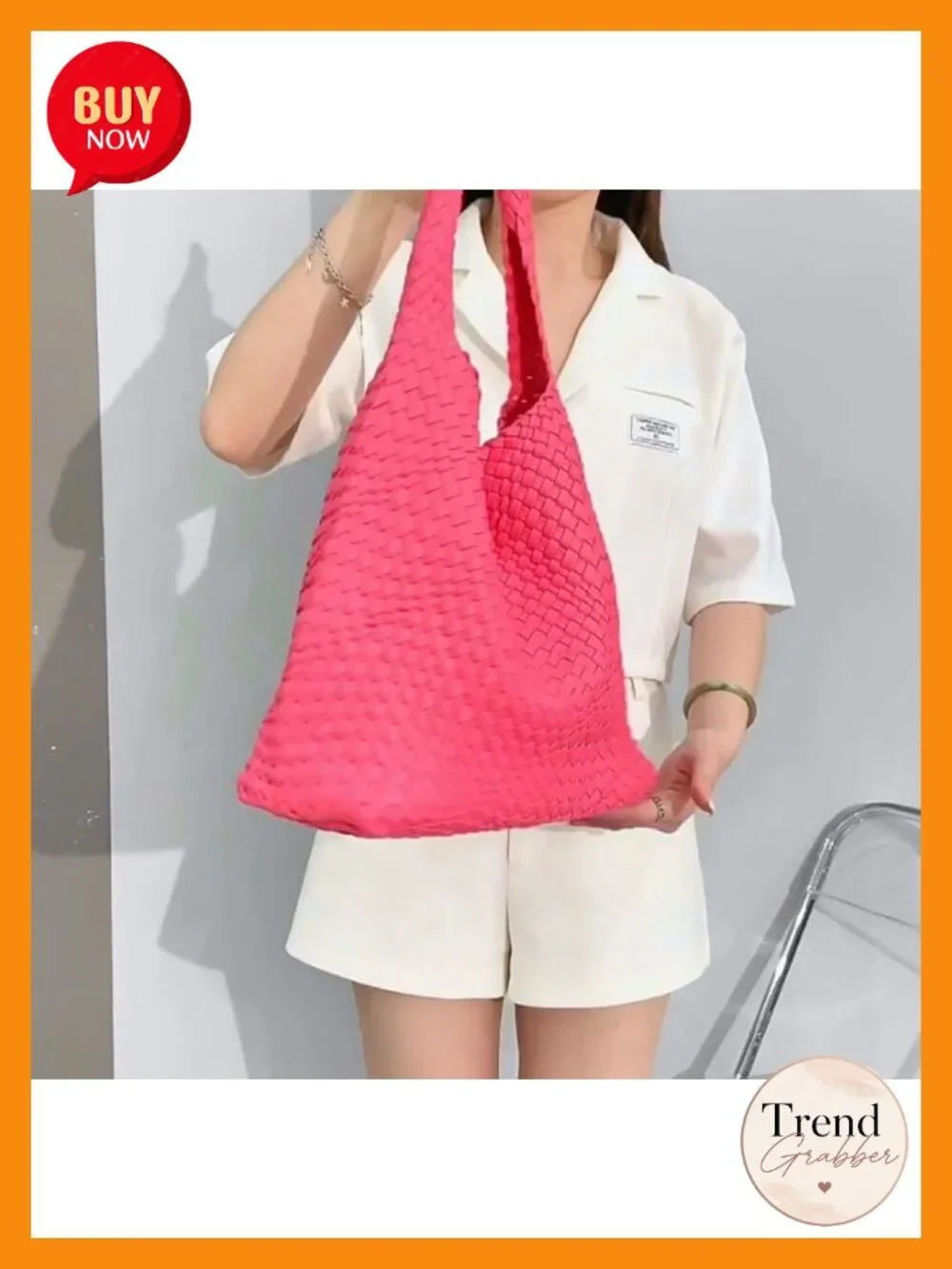 Woven Faux Leather Hobo Tote Bag with Matching Purse